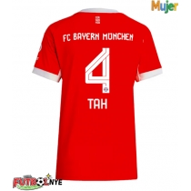 Camiseta Bayern Munich Jonathan Tah #4 Primera Equipación para mujer 2025-26 manga corta